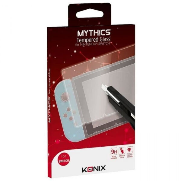 KONIX - Mythics Tempered Glass 9H Screen Protection for Switch [NSW]