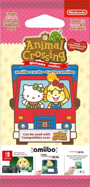 Nintendo - amiibo Cards Animal Crossing: New Leaf + Sanrio [6 pcs]