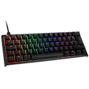 DuckyChannel Ducky ONE 2 Mini Gaming Tastatur, MX-Brown, RGB-LED, schwarz - GER-Layout