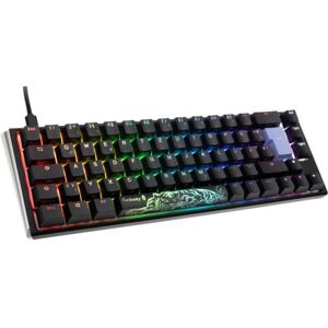 DuckyChannel Ducky One 3 Classic Black/White SF Gaming Tastatur, RGB LED - MX-Blue (GER-Layout)