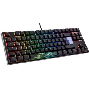 DuckyChannel Ducky One 3 Classic Black/White TKL Gaming Tastatur, RGB LED - MX-Brown (GER-Layout)