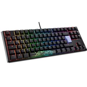 DuckyChannel Ducky One 3 Classic Black/White TKL Gaming Tastatur, RGB LED - MX-Speed-Silver (GER-Layout)