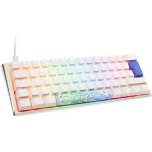 DuckyChannel Ducky One 3 Classic Pure White Mini Gaming Tastatur, RGB LED - MX-Blue (GER-Layout)