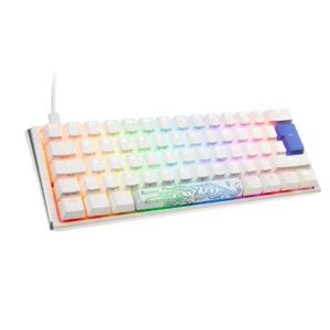 DuckyChannel Ducky One 3 Classic Pure White Mini Gaming Tastatur, RGB LED - MX-Red (GER-Layout)