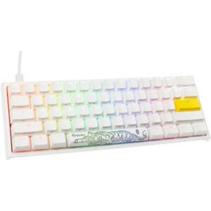 DuckyChannel Ducky ONE 2 Pro Mini White Edition Gaming Tastatur, RGB LED - Gateron Yellow (US)