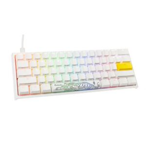 DuckyChannel Ducky ONE 2 Pro Mini White Edition Gaming Tastatur, RGB LED - Kailh Brown (US)