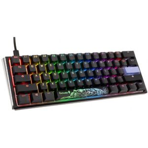 DuckyChannel Ducky One 3 Classic Black/White Mini Gaming Tastatur, RGB LED - MX-Black (US)