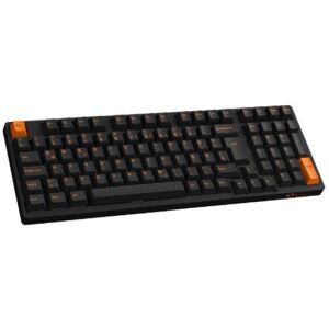 Divers AKKO 3098B Plus Black&Orange Wireless Gaming Tastatur, V3 Cream Yellow - GER-Layout