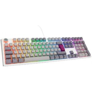 DuckyChannel Ducky One 3 Mist Grey Gaming Tastatur, RGB LED - MX-Silent-Red (DE-Layout)