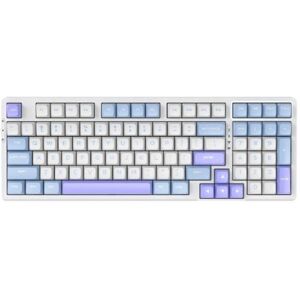 Divers VGN V98Pro V2 Gaming Tastatur, Crystal Wine - Sea Salt - US-Layout