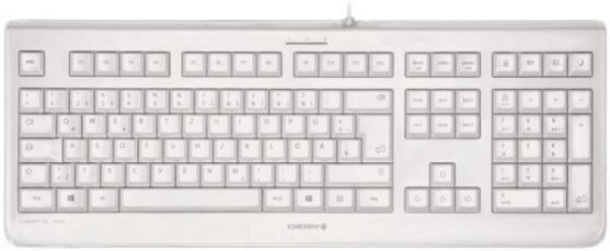 Cherry Tastatur KC 1068 USB - IP 68 Hellgrau - CH-Layout