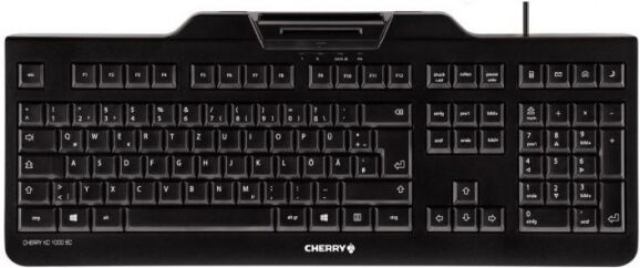 Cherry Tastatur KC 1000 SC USB - Schwarz - CH-Layout