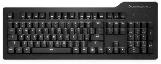 Das Keyboard Prime 13 Tastatur - MX-Brown / Weisse LED - schwarz - GER-Layout