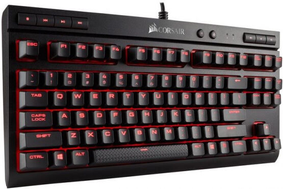 Corsair Gaming K63 Gaming Keyboard - Cherry MX Red - GER-Layout