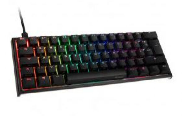 DuckyChannel Ducky ONE 2 Mini Gaming Tastatur / MX-Blue / RGB LED - schwarz - GER.Layout