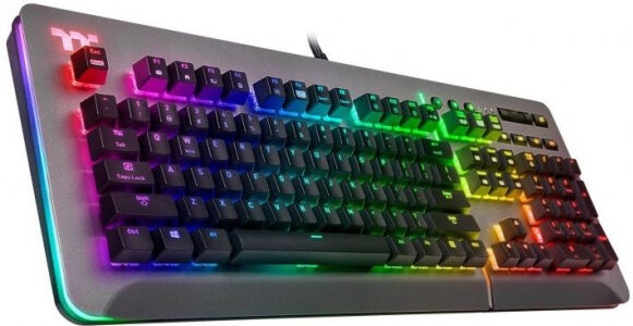 Thermaltake Level 20 RGB Cherry MX-Speed-RGB-Silver Switches - Gaming-Tastatur - GER-Layout