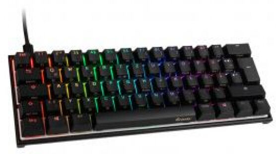 DuckyChannel Ducky Mecha Mini Gaming Tastatur / MX-Black / RGB-LED - schwarz - GER-Layout