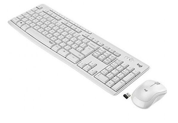 Logitech MK295 Silent Wireless Combo Weiss - Keyboard + Maus - CH-Layout