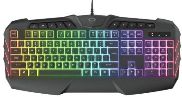 Trust GXT 881 ODYSS - Halbmechanische Gaming-Tastatur - CH-Layout