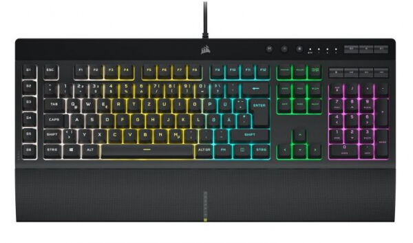 Corsair K55 RGB Pro - Gaming Tastatur - CH-Layout