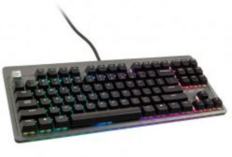 Divers MOUNTAIN Everest Core TKL Tastatur - MX Silent Red / ANSI - grau - US-Layout