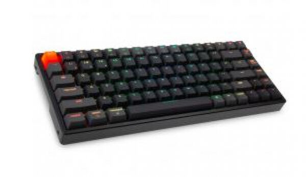 Divers Keychron K2 Alu Compact Gaming Tastatur / Blue-Switch / RGB - schwarz - US-Layout