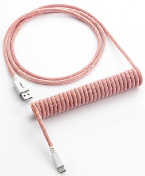 CableMod Classic Coiled Keyboard Cable USB-C zu USB Typ A, Orangesicle - 150cm