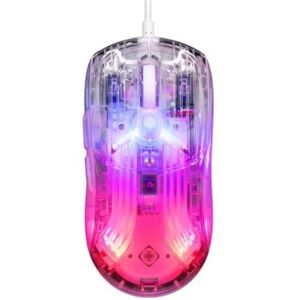 Deltaco Gaming-Maus DM330 RGB Transparent