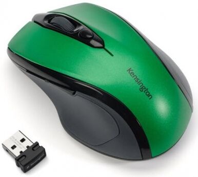 Kensington K72424WW - Pro Fit Mid Size Wireless Maus - Green