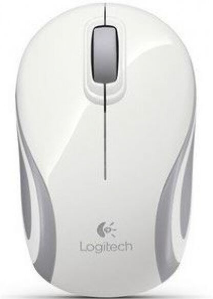 Logitech M187 - Wireless Mini Maus - Weiss