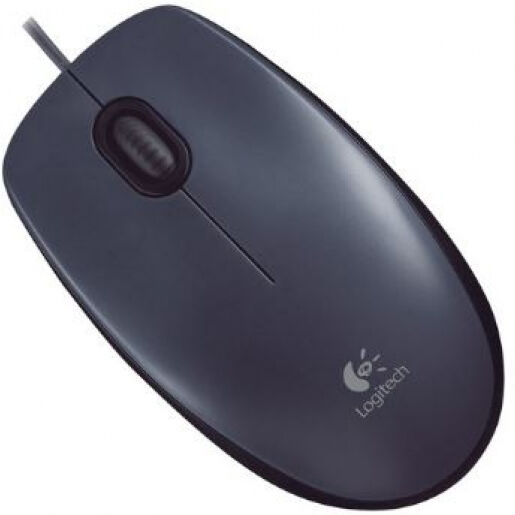 Logitech M100 - USB-Maus Grau