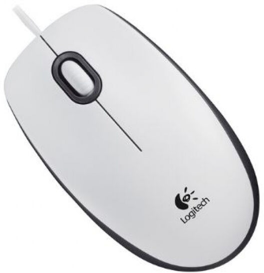 Logitech M100 - USB-Maus Weiss