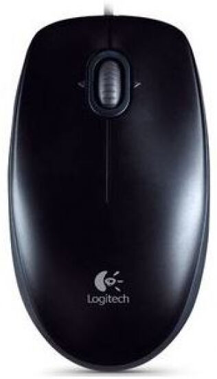 Logitech B110 Silent - USB-Maus - Schwarz