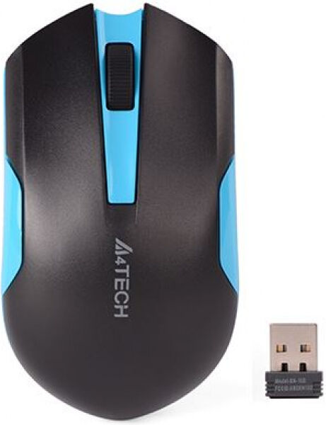 A4Tech Maus V-TRACK G3-200N-1 Black+Blue WRLS