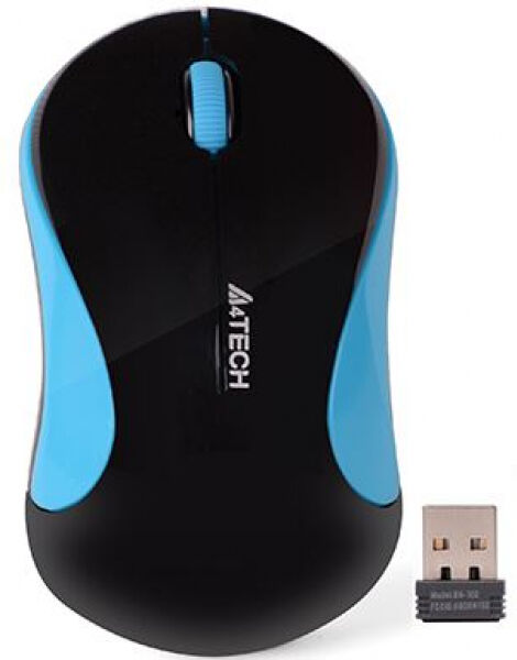 A4Tech Maus V-TRACK G3-270N-1 (Black+Blue) WRLS