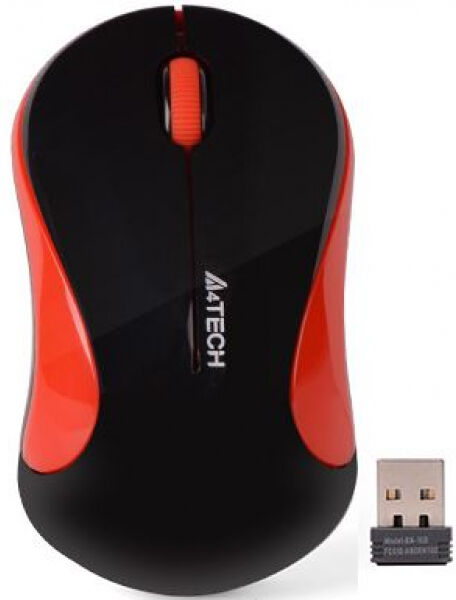 A4Tech Maus V-TRACK G3-270N-1 (Black+Red) WRLS