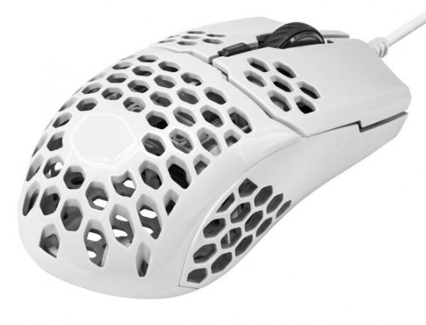 Cooler Master MM710 - Gaming Maus - Glossy White