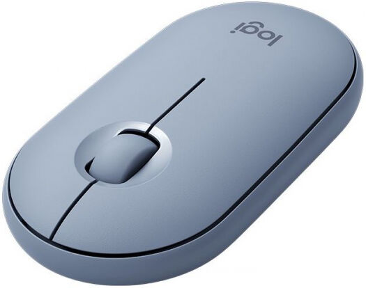 Logitech Pebble M350 Wireless Mouse - Blau/Grau