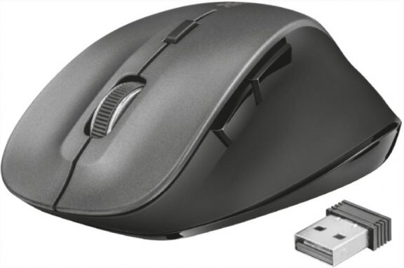 Trust Ravan - Ergonomic Wireless Maus optical - 1600dpi