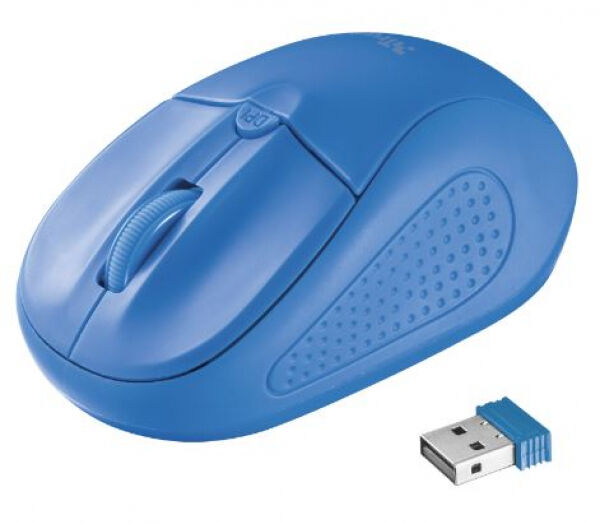 Trust 20786 - Primo Wireless Mouse - 1600dpi - Blau