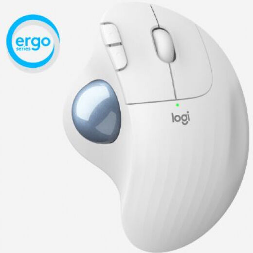 Logitech Ergo M575 Maus for Business - Weiss