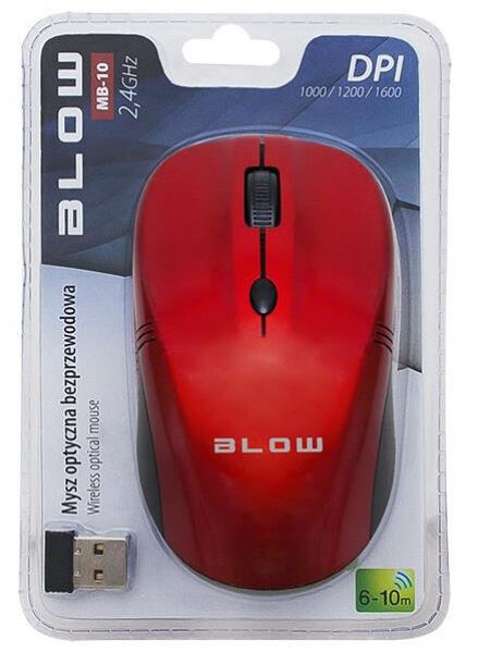 Blow MB-10 - Wireless optische Maus - Rot