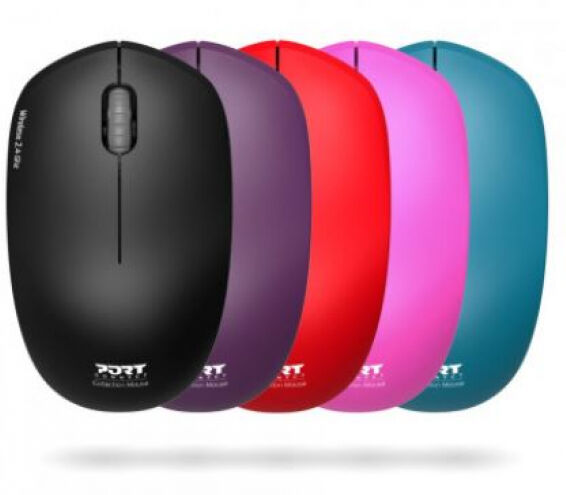 Port Designs Wireless Maus - Fuchsia