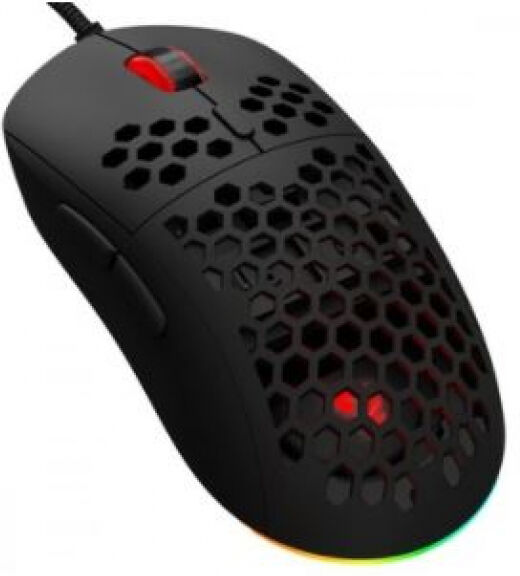 Savio HEX-R - USB-Gaming Maus - Schwarz