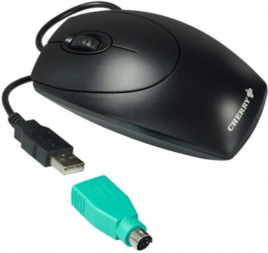 Cherry M-5450 - Optical M-5450 Maus - Schwarz - USB + PS2