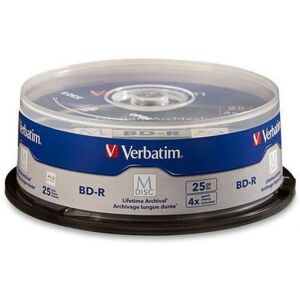 Verbatim BD-R M-DISC 25GB - bis 4x Speed - 25er Pack