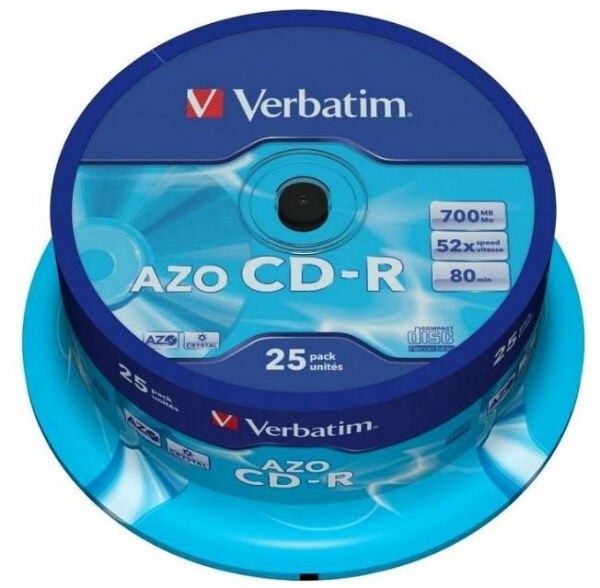 Verbatim CD-R Verbatim (43352) / 700MB / 48x Speed (25er Spindel)
