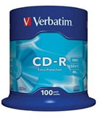 Verbatim CD-R Verbatim (43411) / 700MB / 48x Speed (100er Spindel)