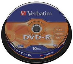 Verbatim DVD-R Verbatim (43523) 4.7GB - 10er Spindel