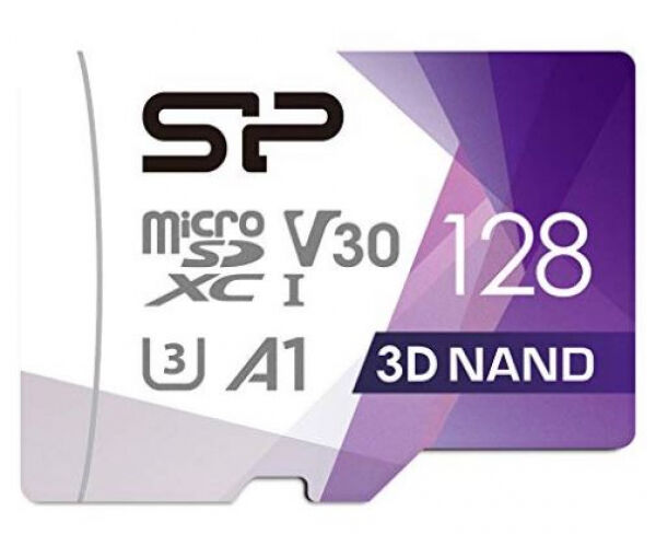 Silicon Power microSDXC-Card Superior Pro Class10 / UHS-I U3 / A1 / V30 - 128GB